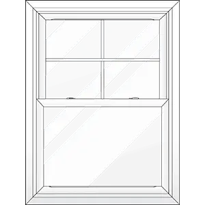 Double-hung window from ProVia and Home General