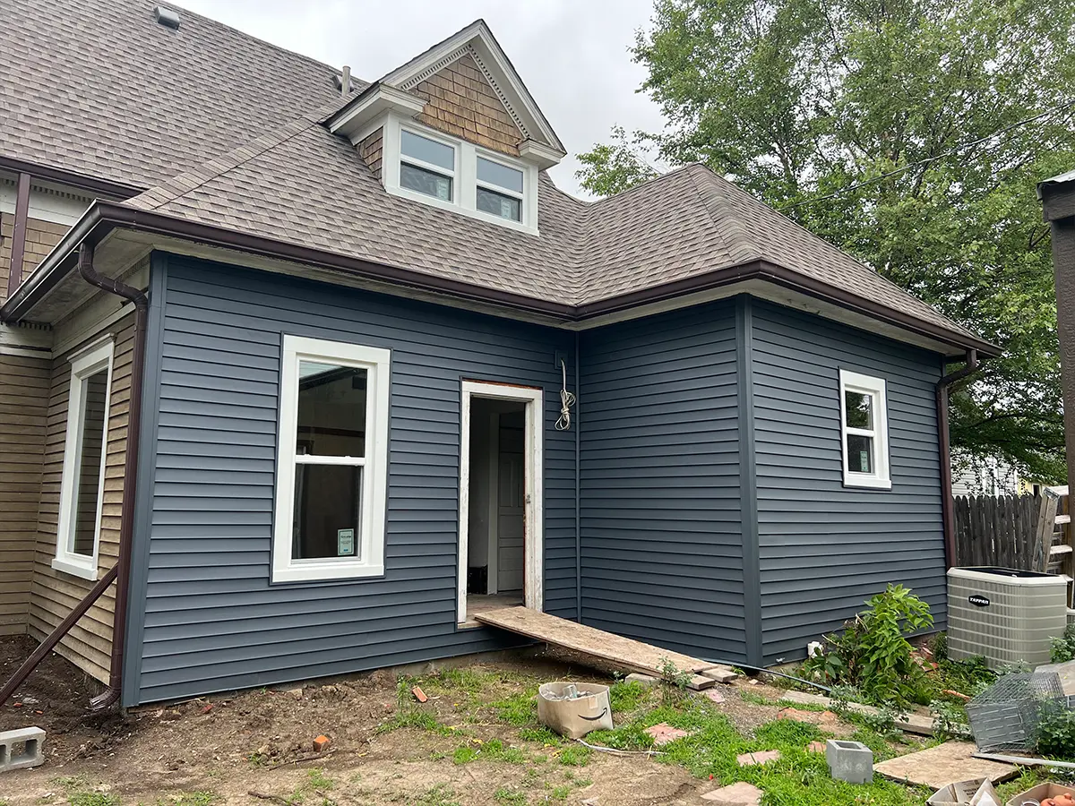 After photo of a house post-siding installation from HomeGeneral in Nebraska